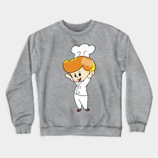 chef cartoon character  drawing Crewneck Sweatshirt